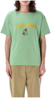 Mint Floral Crew-neck T-shirt Bode , Green , Heren - M