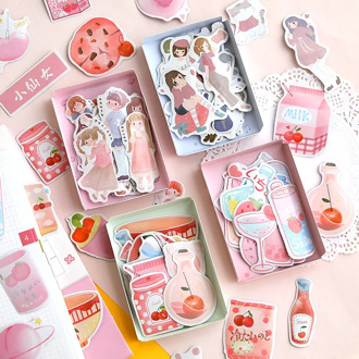 Mint Gourmet Temptation Sweetheart Girl Decorative Stickers Adhesive Stickers DIY Decoration Diary Stickers