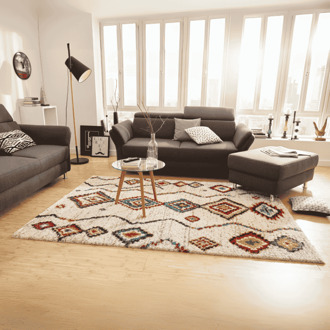 Mint rugs Design vloerkleed Geometric - crème 200x290 cm