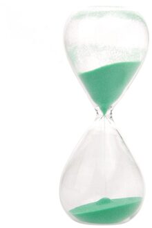 Minuten Mini Zandloper Zandloper Zand Klok Timer (Blauw) groen