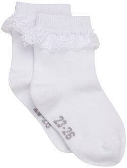 Minymo Baby sokken White Wit