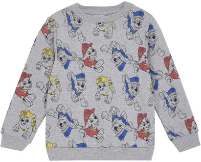 Minymo Jongens sweatshirt AOP - Grijs melange - Maat 110