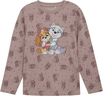 Minymo Meisjes shirt Paw Patrol - Deauville mauve - Maat 110