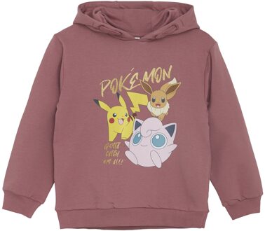 Minymo Meisjes sweat shirt - Deco roze - Maat 104