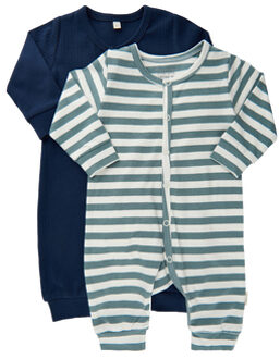 Minymo Romper Bamboo Junior Viscose Legergroen Maat 56