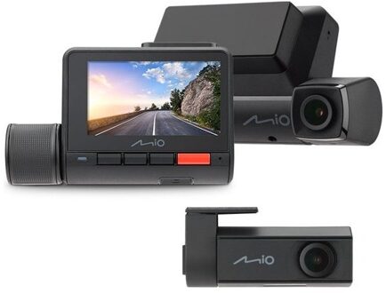 Mio MiVue 955W Dual cam 4K Ultra HD + Wifi + GPS Dashcam Zwart