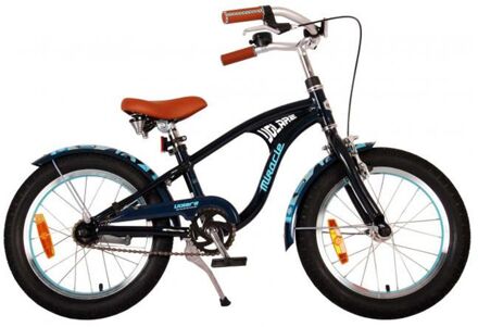 Miracle Cruiser Kinderfiets - Jongens - 16 inch - Mat Blauw - Prime Collection