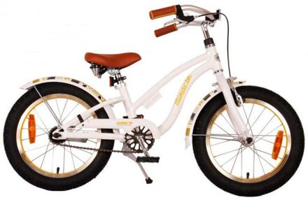 Miracle Cruiser Kinderfiets - Meisjes - 16 inch - Wit - Prime Collection