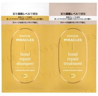 Miracles Bond Repair Moisture & Power Repair Shampoo & Treatment Trial Set 10g x 2