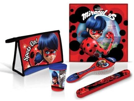 Miraculous toilettas rood 5-delig