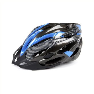 Mirage fietshelm Allround in-mold zwart/blauw maat 54-58 cm