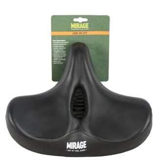 Mirage Kinderzadel Inclusief Framebuisklem Zwart