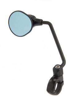 Mirage Spiegel minor met lichtdimmend glas links op kaart Zwart