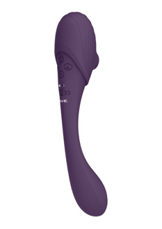 Mirai - Dubbelzijdige Pulse Wave Air Wave Buigbare Vibrator