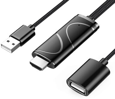 Mirascreen1080P Usb Naar Hdmi-Compatibele Kabel Micro Usb/Type-C Interface Wifi Display Dongle Ondersteuning 4K compatibel