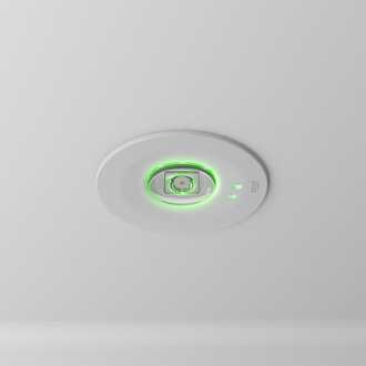 Mirian - LED Noodverlichting inbouwspot Wit - IP20 voor binnen - 1,2 Watt 130 Lumen - 3 uur noodaccu - Noodaccu plafondspot - Autotest fuctie