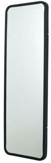 Mirror Passpiegel Rechthoek Zwart - Metaal -120x40
