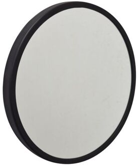 Mirror Spiegel Rond L Zwart - Metaal - Ø45