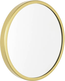 Mirror Spiegel Rond S Goud - Metaal - Ø35