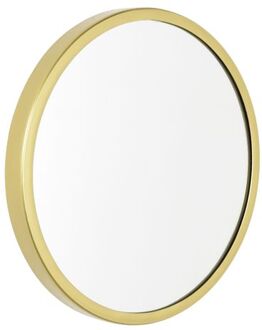 Mirror Spiegel Rond S Goud - Metaal - Ø35