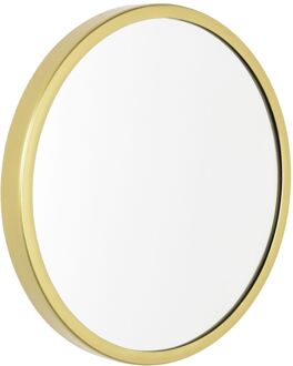 Mirror Spiegel Rond S Goud - Metaal - Ø35