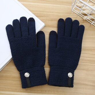 Misananryne Winter Warm Wol-Gebreide Handschoenen Touch Screen Duurzame Handschoenen Stretch Gebreide Handschoenen Wanten Perfect Voor Winter Casual Q12549