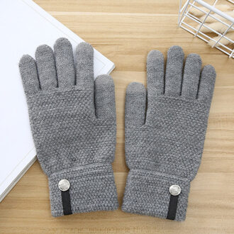 Misananryne Winter Warm Wol-Gebreide Handschoenen Touch Screen Duurzame Handschoenen Stretch Gebreide Handschoenen Wanten Perfect Voor Winter Casual Q12551