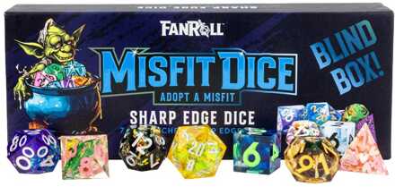 Misfit Adopt a Misfit Dice Set Blind Box Sharp Edge Dice Assortment (12)