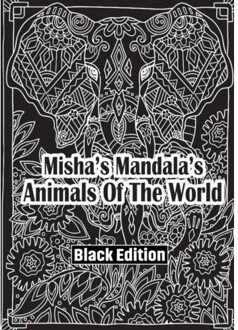 Misha's Mandala'S: Animals Of The World Part 2 - HugoElena Black Edition