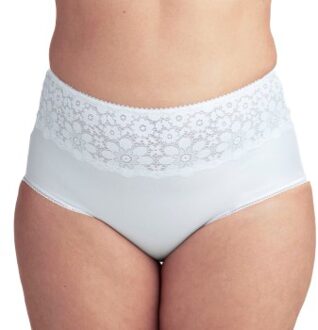Miss Mary Cotton Bloom Panty Girdle Wit,Blauw - 38,40,42,44,46,48,50,52,54