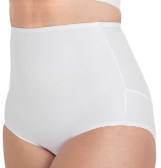 Miss Mary Nova High Waist Brief * Actie * Beige,Wit - 38,40,42,44,46,48,50,52,54,56