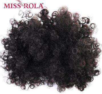 Miss Rola 12 ''Korte Krullend Synthetisch Haar Broodje Vrouwen Chignon Extensions Updo Clip In Haar Haarstukken 102g