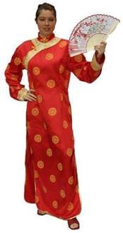 Miss Shanghai Kimono Rood - Zalm