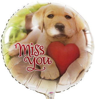 Miss you helium ballon