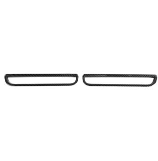 Mistachterlicht Lamp Frame Cover Trim Abs Accessoires Voor Dodge Challenger koolstofvezel patroon