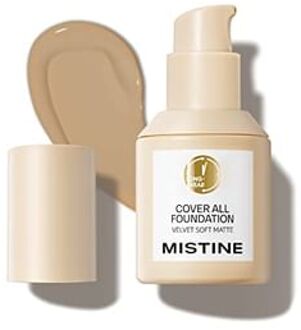 Mistine Cover All Foundation Velvet Soft Matte (Gold) LF110 Neutral Ivory - 30g