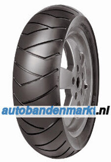 Mitas Banden Mitas MC16 ( 110/70-12 TL 47P Achterwiel, Voorwiel ) zwart