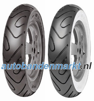 Mitas Banden Mitas MC18 ( 3.50-10 TL 51P Achterwiel, Voorwiel ) zwart