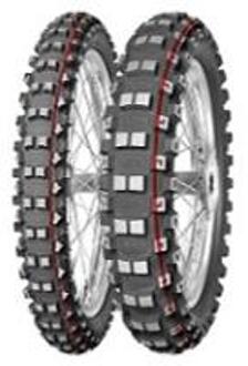Mitas motorcycle-tyres Mitas Terra Force-MX MH ( 110/100-18 TT 64M Achterwiel, Rubbermengsel Medium HARD, NHS, rot & gruen )