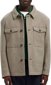 Mitch Wool Blend Jas Heren - S