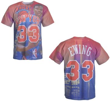 Mitchel & Ness NY Knicks Patrick Ewing 33 Heren T-shirt Veelkleurig