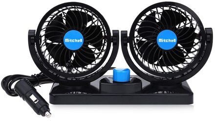 Mitchell 2 Versnellingen 360 Graden Roterende Mini Geluidsarm Verstelbare Auto Air Conditioner Cooling Fan
