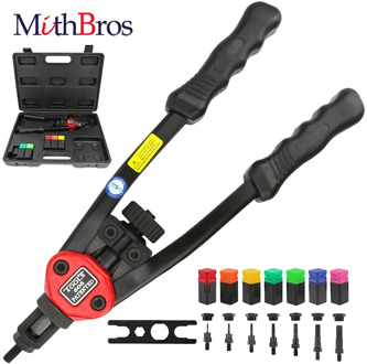 MithBros Rivet Gun 12" Riveter Nut tool Nail Gun Auto Rivet Tool Hand Insert Rivet Nut Tool Manual Mandrels M3 M4 M5 M6 M8