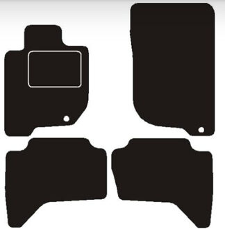 Mitsubishi Automatten passend voor Mitsubishi L200 club cab 2006 -> MSN1364343