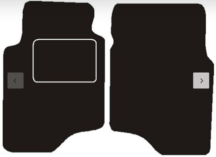 Mitsubishi Automatten passend voor Mitsubishi pajero (short achter) -> 2000 MSN1364357