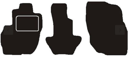 Mitsubishi Automatten passend voor Mitsubishi Space wagon voor 2001 - 2004 MSN1361386