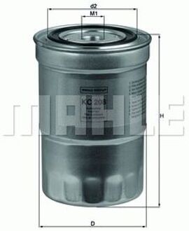 Mitsubishi Brandstoffilter KC208