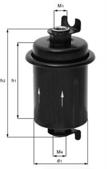 Mitsubishi Brandstoffilter KL509