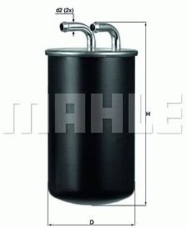 Mitsubishi Brandstoffilter KL737