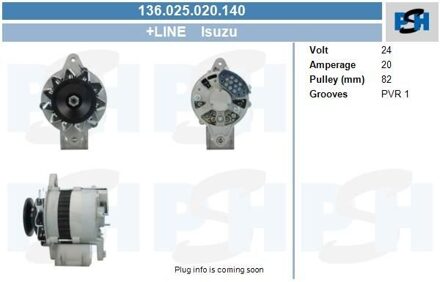 Mitsubishi Dynamo Isuzu 20 A 136025020140